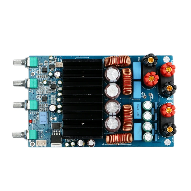 

Tas5630 High Power 2.1 Class D Audio Digital Amplifier 4Ohm 300W+150W+150W Tone Adjust Amplifier Board