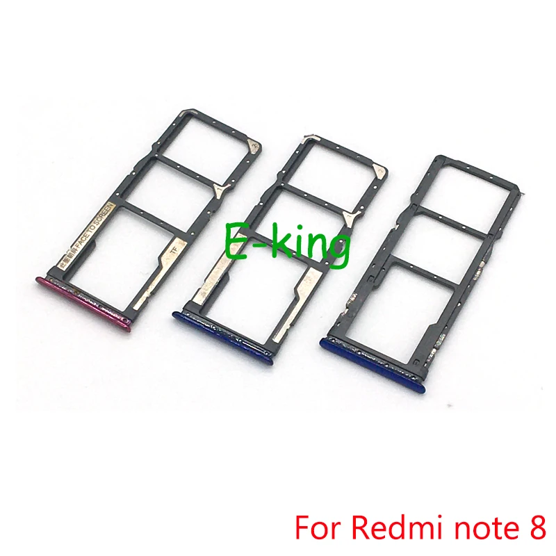 Precio Especial Soporte de bandeja Sim para Xiaomi Redmi Note 8, Note 8 pro, bandeja de tarjeta SIM, adaptador de soporte de ranura, piezas de reparación aKwjMgb5meg