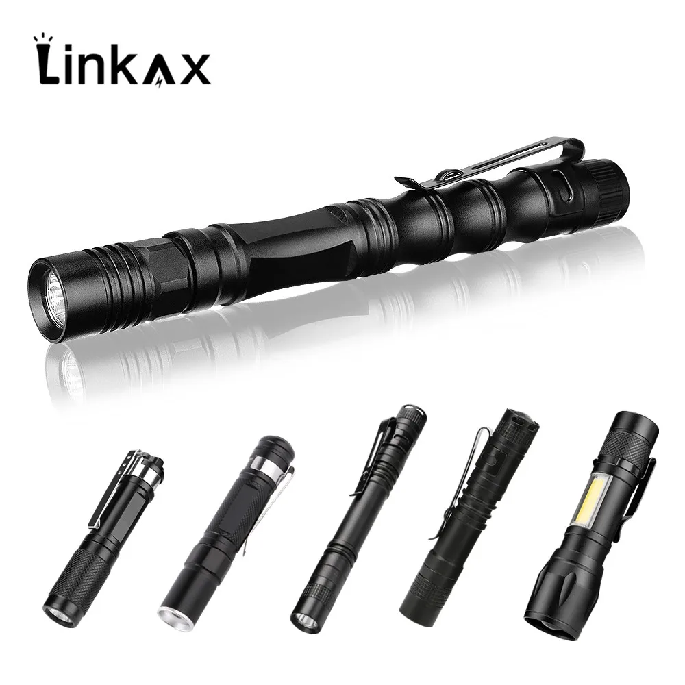 Светильник светодиодный мини фонарик 2000 лм кармансветильник фонарь мощный для