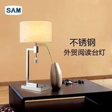 Современная и Контрактная прикроватная лампа для чтения CE UL отель клуб Проект светильник спальня led Настольная лампа