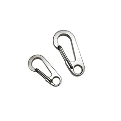 Porte clés en alliage de titane, lavage de pierre, boucle d'alpinisme multifonctionnelle d'extérieur, de voyage Portable pour voiture THJ02 