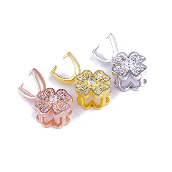 

10pcs pendant Jewelry Fastener Hook Clasps Clamp Pinch Clip Bail For DIY Handicraft Crystal Agate Accessories Findings JC14