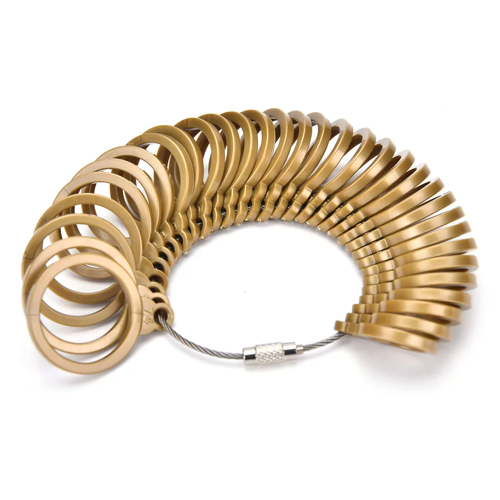 1 Set 32 Pcs Finger Ring Gauge Sizer EU 43 74 Jewelry Making Size Measuring Tools Set For