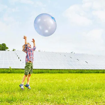 

Inflatable Bubble Ball Toys Transparent Balloon For Children's Outdoor Activities TPR Blowing Balloon Swimming Pool Accessories