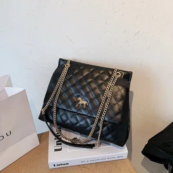 

Large capacity big bag women 2020 new shoulder bag chain messenger bag