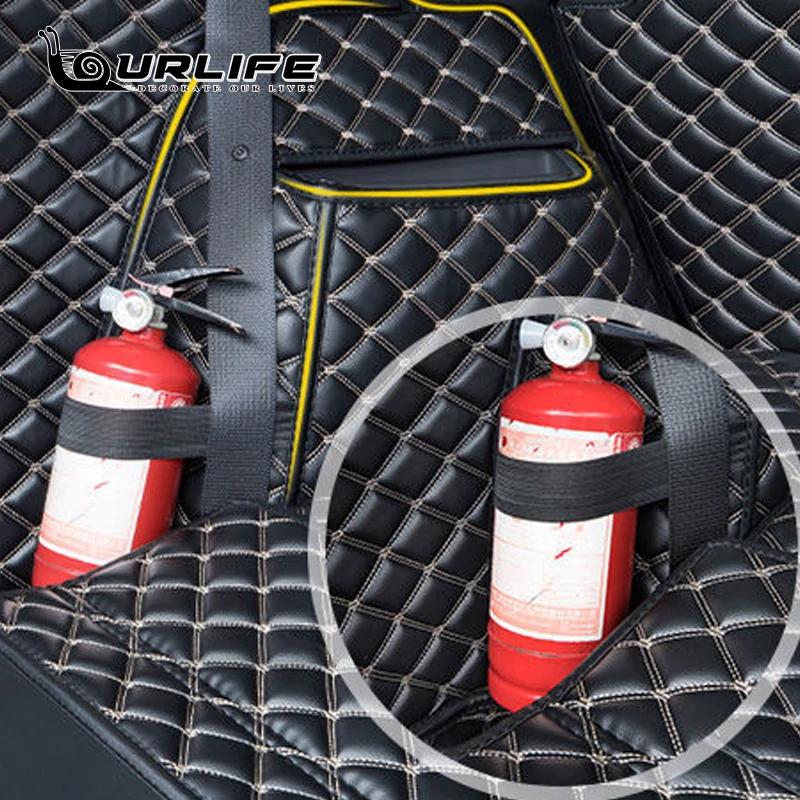 Leather For Mitsubishi Outlander 4WD 2WD 2013 2014 2015 2016 2017 2018 2019 2020 2021 Trunk mat mats Rug Carpet Accessories