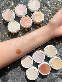 

Shimmer Highlighter Palette Makeup Face Contour Powder Bronzer Makeup Palette Illuminator Glitter Diamond Highlight Cosmetic