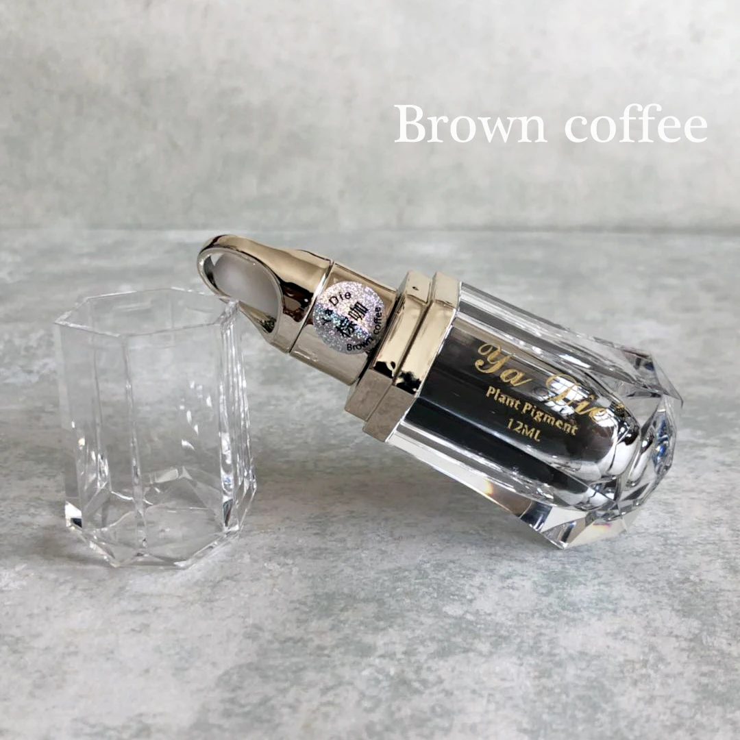 Dynamic Black12ml пигмент для татуировки, перманентные чернила для татуировок, пигмент для глаз, губ, краски для тела, профессиональные чернила для татуировки - Цвет: Brown coffee