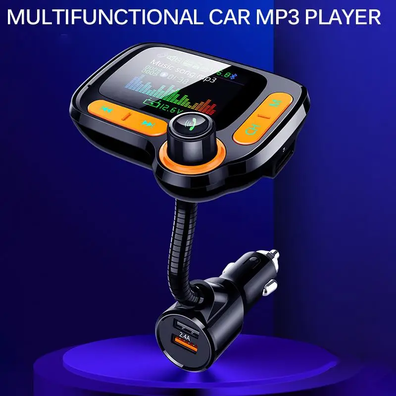 OneverFM передатчик Bluetooth 5 0 AUX Hands Free Автомобильный Mp3 плеер модулятор цветной экран