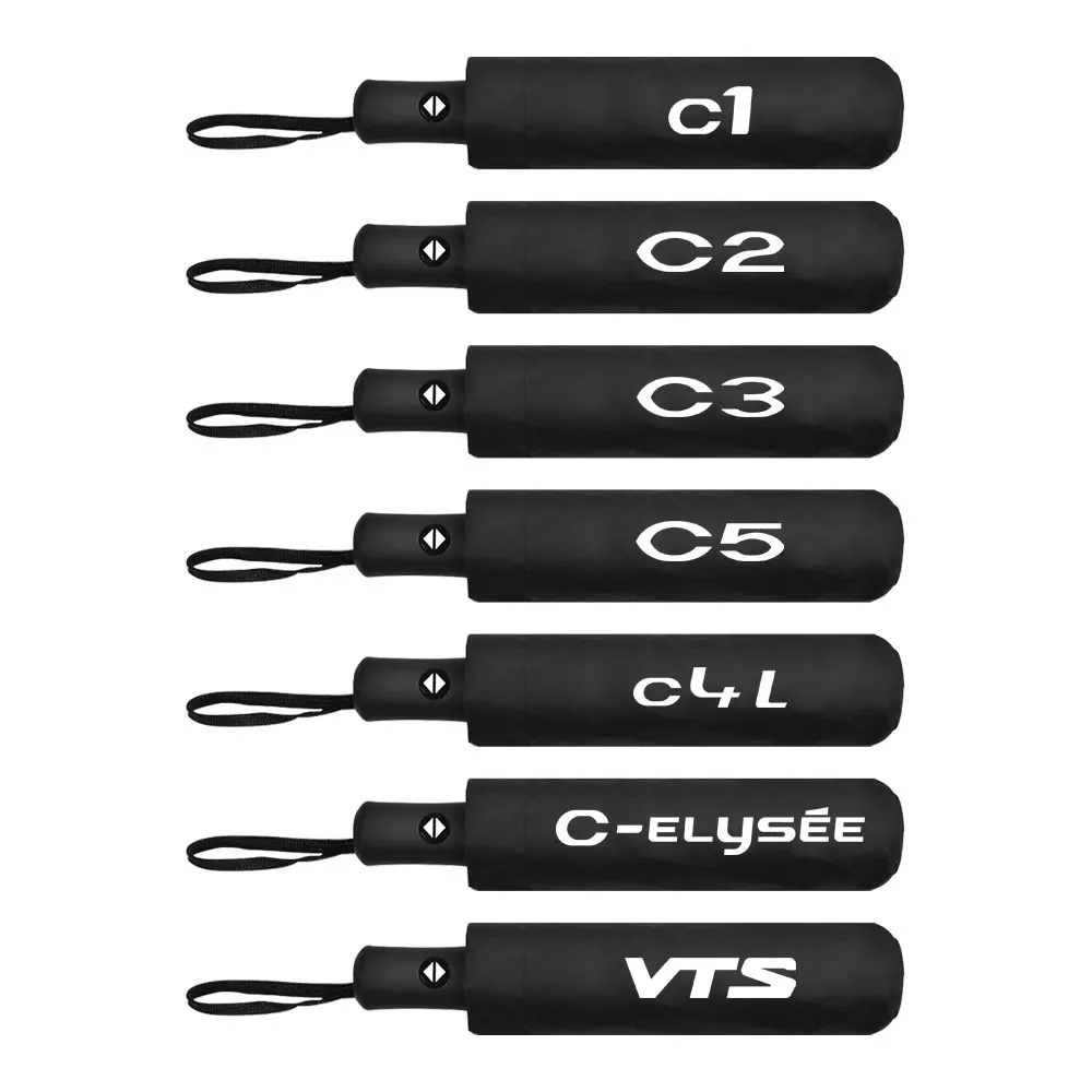 Car Umbrella Folding Fully Automatic Compact Auto Accessories For Citroen C4 Picasso C5 Aircross C1 C3 C4L C2 C6 C-elysee VTS C8