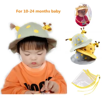 

Baby Kids Children Protect Mask Hat Anti-fog Protection Hat Cute Summer Prevent Droplets Caps Windproof Boy Girl Fsherman's Cap
