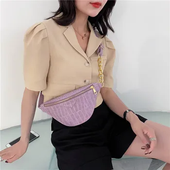 

Crocodile Pattern Women's Breast Package Wallet 2020 Korean-style New Style Fashion Network Red Female INS Shoulder Versatile Sh