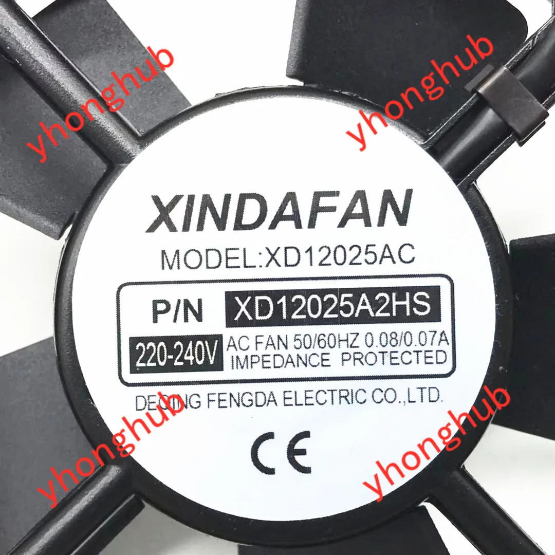 de xindafan xd12025ac 240v 0.08a 120x120x25mm