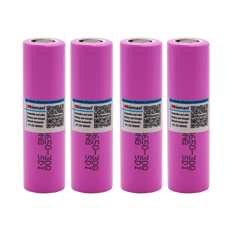Новинка для samsung INR 18650 30Q 18650 Батарея 3,7 V 3000 mAh литий-ионная аккумуляторная батарея для электронной сигареты фонарик