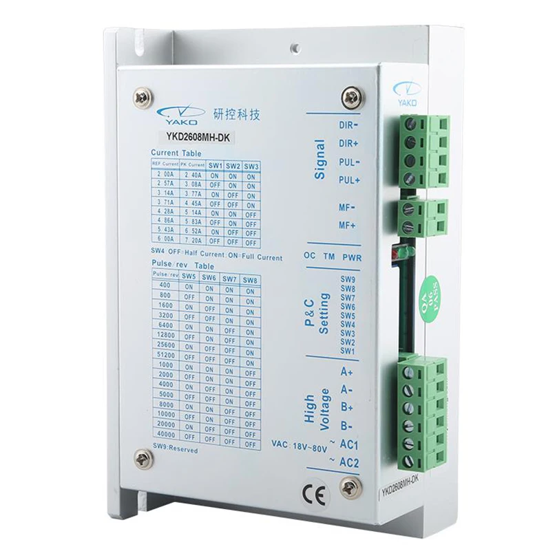 

Engraving machine drive Research control YKD2608M-H drive 57/86 two-phase stepper motor drive accessories