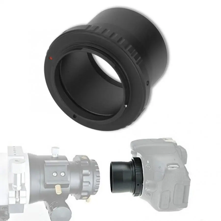 Black Aluminium Alloy 48MM Thread AI Mount Ring and 2Inch Telescope Eyepiece Adapter for Nikon SLR Camera | Электроника