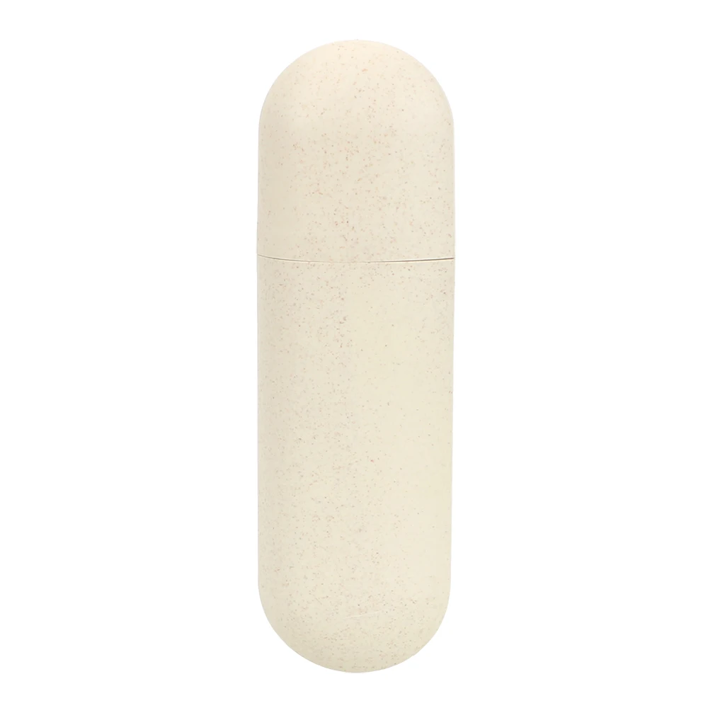 Beige NICEYARD 4 цвета чехол для зубных щеток держатель для хранения зубных щеток пылезащитный Антибактериальный портативный дорожный Чехол для зубной щетки - Цвет: Beige