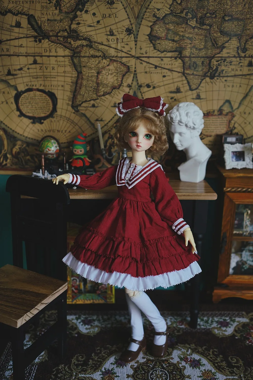 BJD куклы одежда Лолита платье для 1/3 1/4 1/6 игрушки аксессуары платье Игрушки для девочек