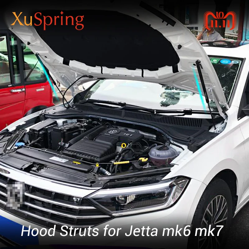 

For VW Jetta MK6 Car Front Hood Strut Bars Spring Shock Bracket Hydraulic Rod Styling Accessories