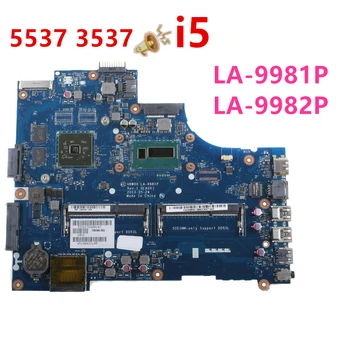 

New Notebook Motherboard For DELL Inspiron 15R-5537 3537 For Laptop Motherboard LA-9981P LA-9982P i5