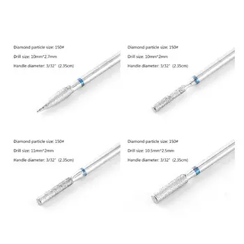 

30Pcs Metal Nail Drill Bit Electric Drilling Manicure Machine Accessories 831E