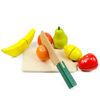 

Fruit and vegetable pretend toy simulation vegetable cutting fruit toy set with simulation cutting board fruit knife