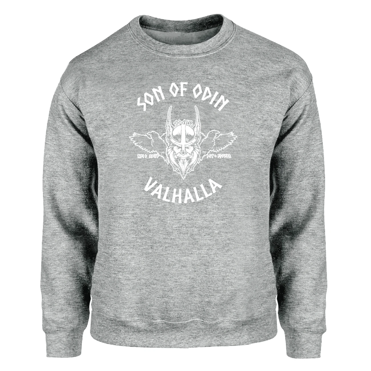 Odin Vikings Son Of Odin, свитшоты, толстовки, мужской свитер с круглым вырезом, сыны Анархи, зима-осень, уличная одежда - Цвет: gray 5