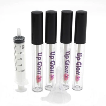 

50/100pcs 3ML tube lip gloss Empty Lip Gloss Tubes Lip Balm Makeup Clear Lip Gloss Tube Container dispenser, customized LOGO
