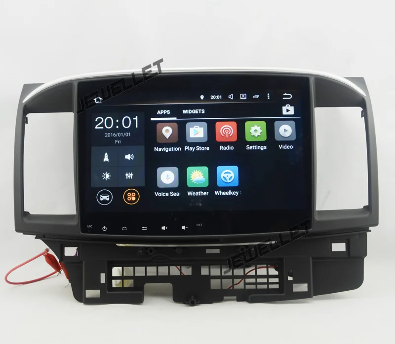 Perfect 10.1" Octa Core IPS screen Android 9.0 Car GPS radio Navigation for Mitsubishi Lancer Fortis 2008-2013 2
