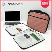 Tianmi documento bilhete saco impermeável compartimentos de grande capacidade certificados arquivos organizador para o escritório em casa viagem