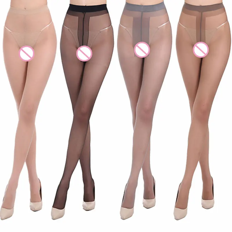 Hot Sold Fashion Women Plus Size Super Elastic T-File Anti-hook Tights Unbreakable Silk Stockings Sexy Skinny Leg Pantyhose