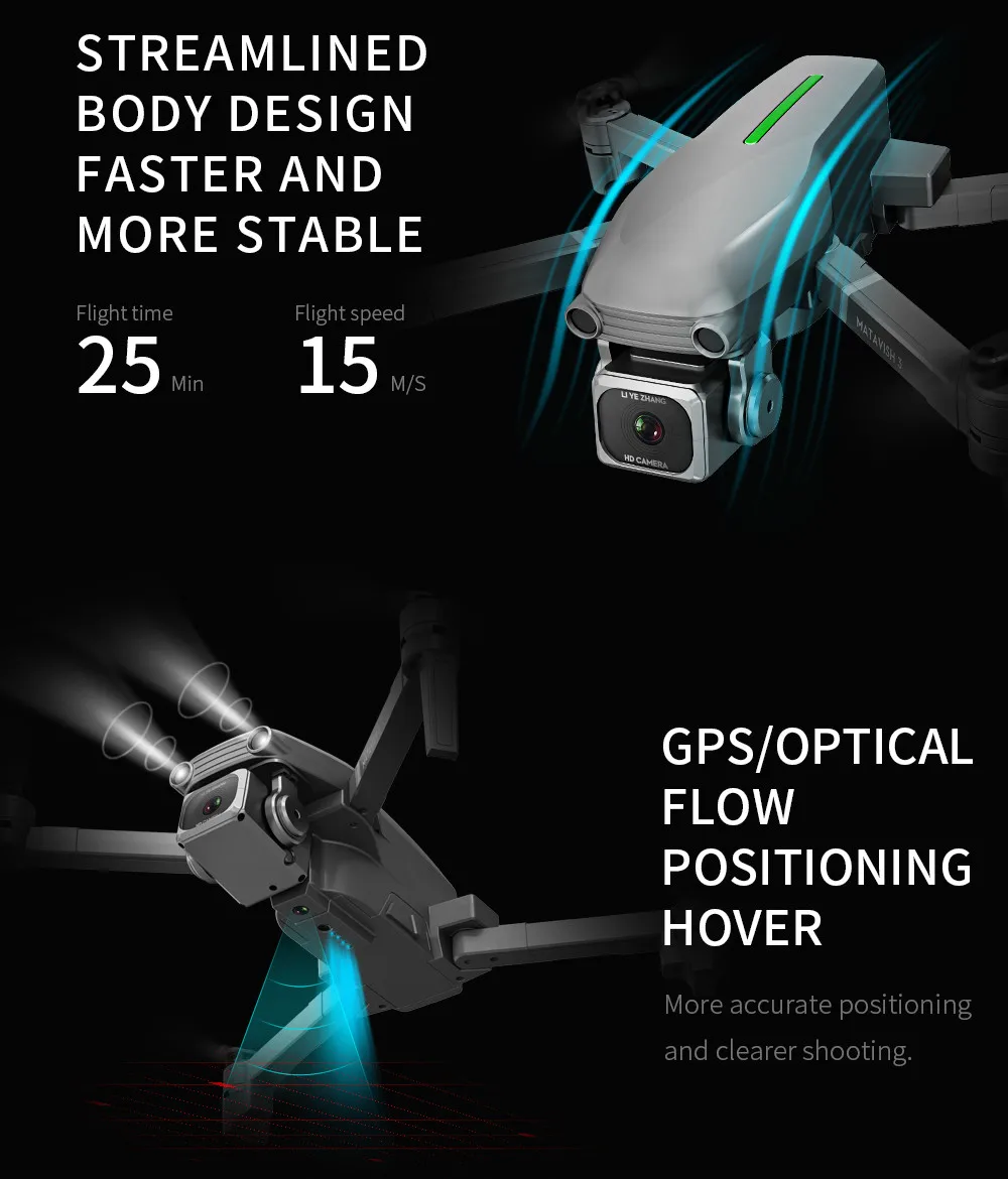 Дрон L109 gps 5G wifi FPV 4K камера бесщеточный селфи складной Радиоуправляемый Дрон Квадрокоптер покупка горячая распродажа мода