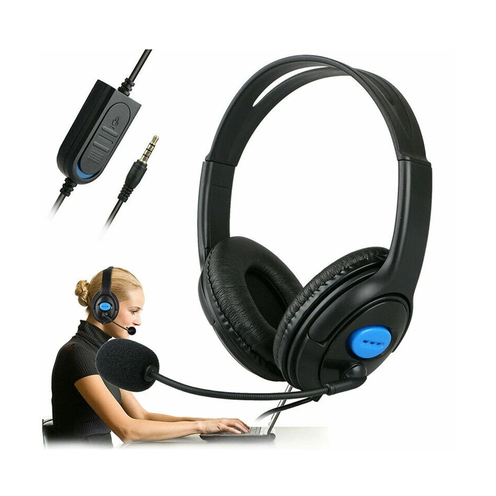 Creative Fashion Gaming Headset Stereo Surround Headphone Wired Mic For PS4 Laptop Xbox One with 3 5mm Wired Mic