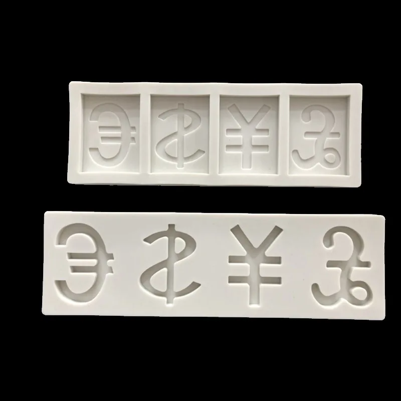 

Cake Resin Molds Money Symbol Designer DIY for Plaster 3D Wall Panel Fondant Concrete Flamingo Turtle Leaf Silicone Mold