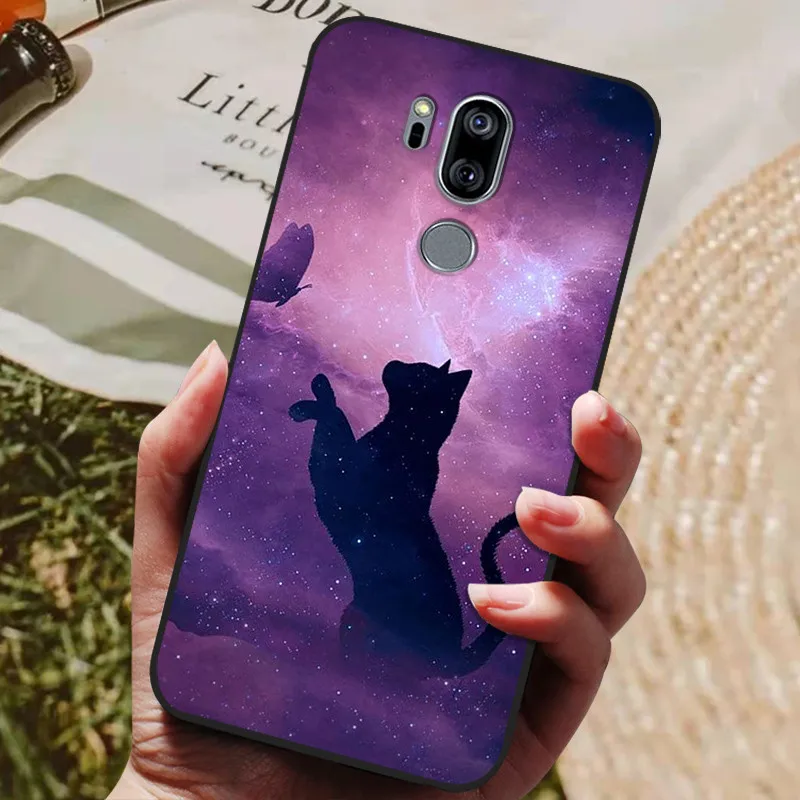 For LG G7 ThinQ Case Cover Wolf Soft Silicone Phone Case For LG G7 ThinQ G710 G7+ G7 Plus LGG7 TPU Bumper Cover G7ThinQ Case waterproof phone bag