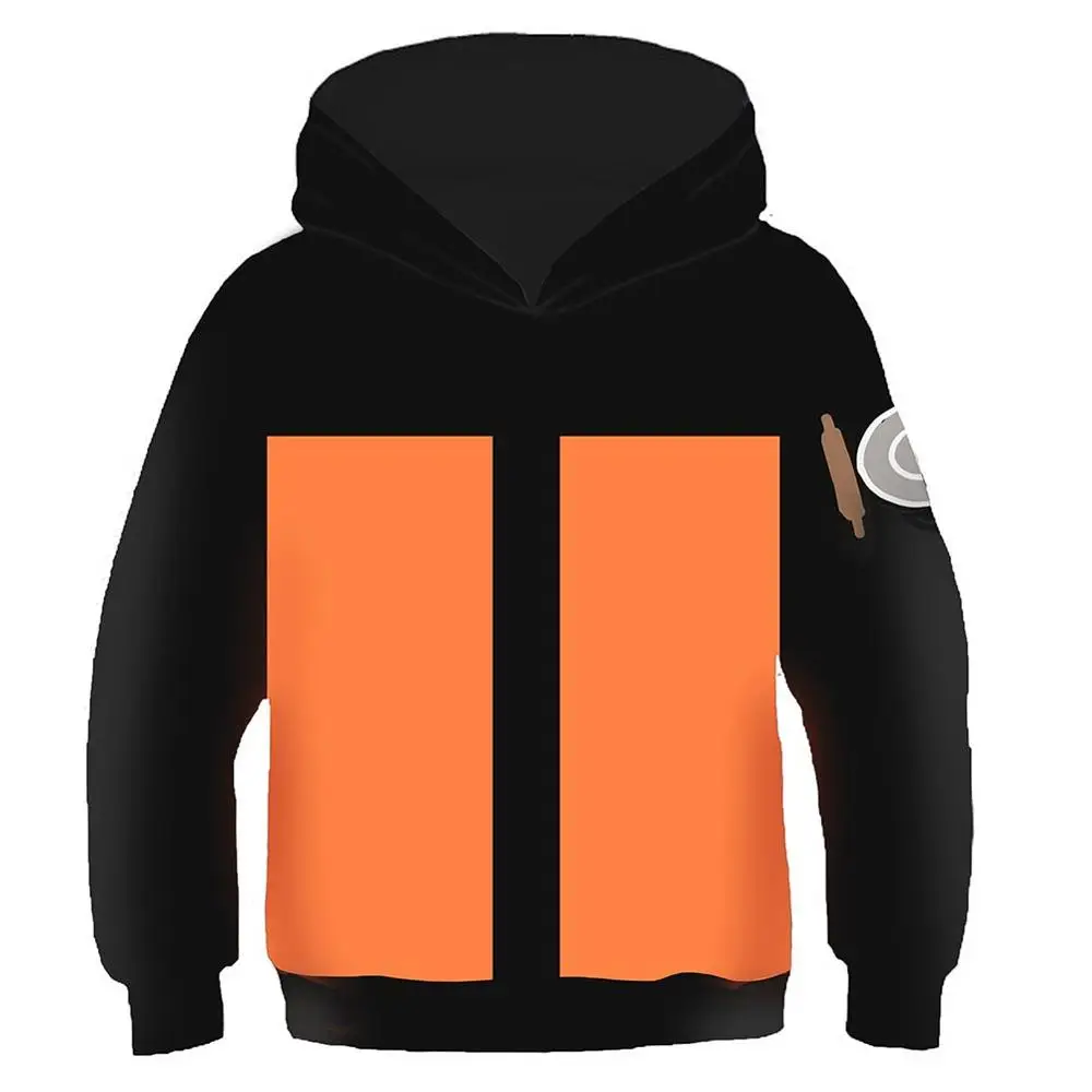 

Kids Naruto Hoodie Cosplay 3D Print Sweatshirt Hooded Pullover Fall Clothes Children Boys Coat Casual Outwear