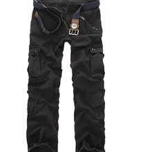 Новые осенние весенние мужские брюки для бега военные армейские камуфляжные штаны мужские комбинезоны повседневные Прямые тактические брюки