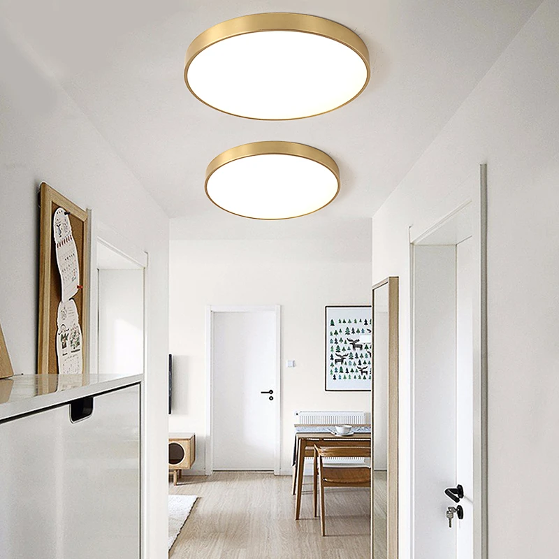 Modern LED Ceiling Lights Rectangular Square Round Indoor Ceiling Lamp Living Room Bedroom Dining Room Study Room Hanging Lamp