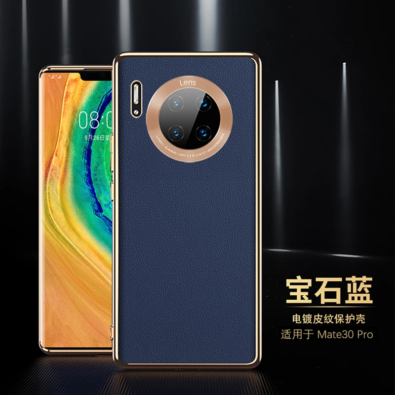 Роскошный чехол из натуральной кожи для телефона Huawei Mate30Pro Corium чехол-Бампер Mate30 |