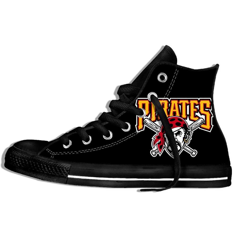 

2019 Hot Fashion Printing Pittsburgh Pirates Logos Lightweight Sport Shoes for Walking for Family Friends