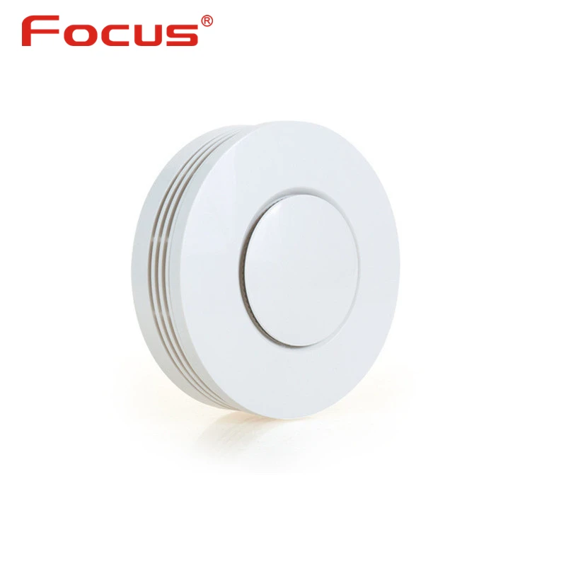 

Focus CE14604 433Mhz or 868Mhz MD-2105R Wireless Smoke Detector Fire Smoke Sensor Compatible With Meian Focus Alarm System