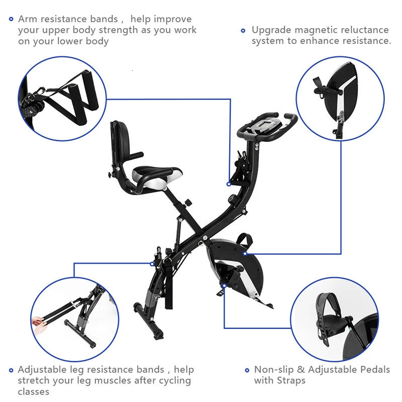 Home Spinning bicycle 3-in-1 Exercise Bike indoor exercise bike 117kg load Indoor Cycling Bikes sports equipment pedal bicycle (14)