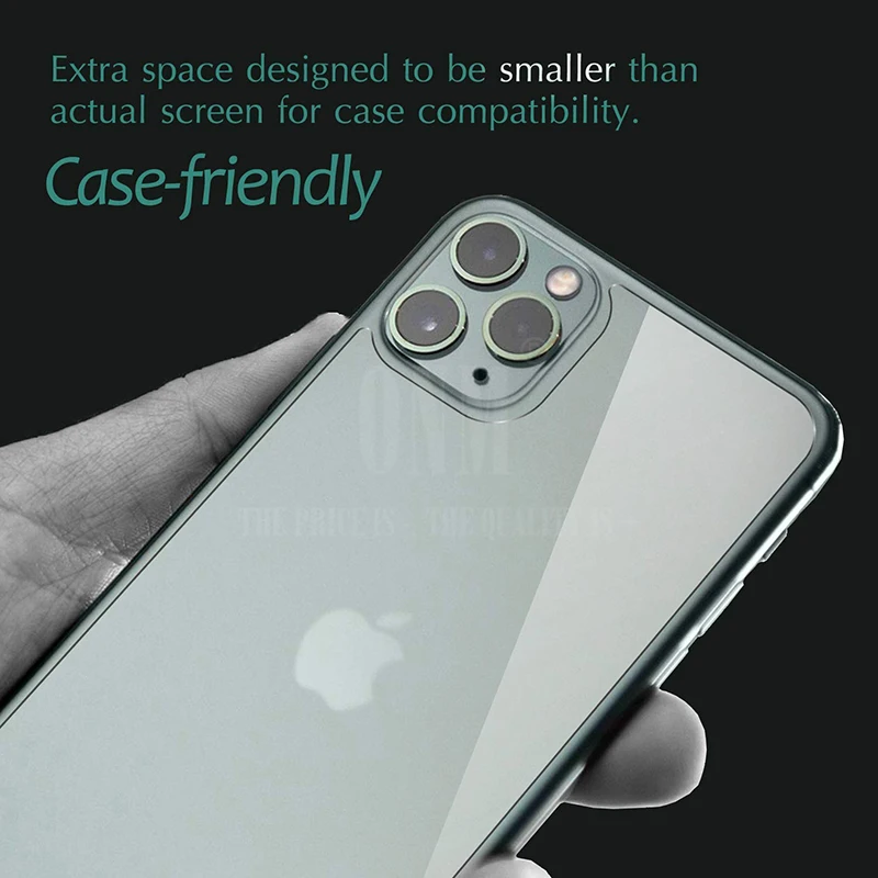 2 шт. Защитная пленка для задней панели iPhone 11/Pro задняя закаленная стеклянная 11 Pro