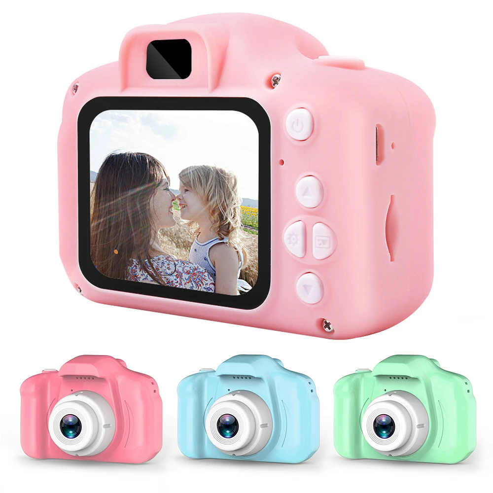 

HD Screen Chargable Digital Mini Camera Outdoor Photography Props Cute Toy Cameras for Children Kid Birthday Gift Timed Shooting