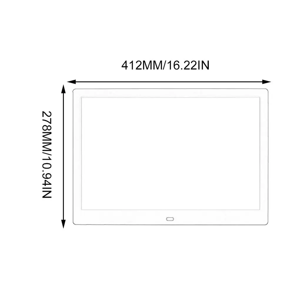 17 дюймовый светодиодный экран с подсветкой HD 1024*600 цифровая фоторамка электронный альбом для музыкального фильма полная функция хороший подарок