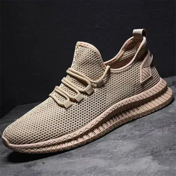 

Dropshipping new fashion mesh male sneakers shoes wild soft bottom outdoor men's shoes casual non-slip men loafers shoes