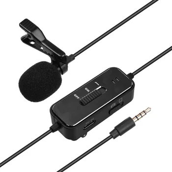 

Lavalier Microphone Omnidirectional Condenser Mic with 3.5mm Plug 6.5mm Audio Adapter Micphone for Computer Cellphone Camera