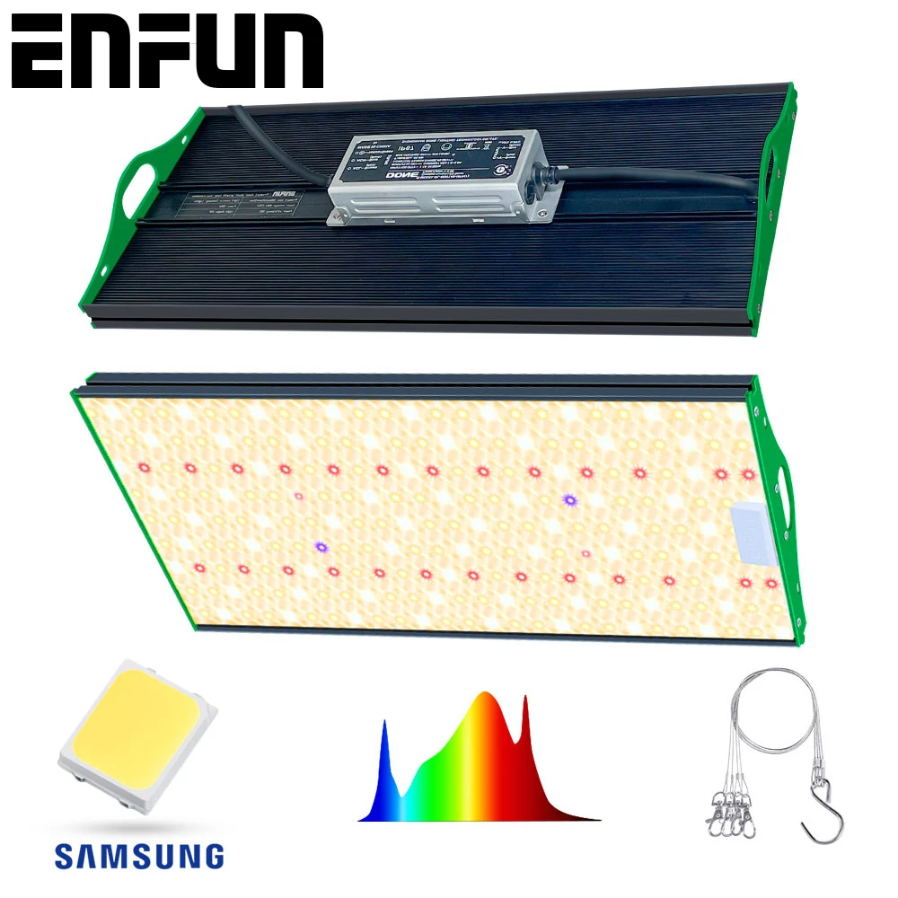Full Spectrum Waterproof Samsung LED Grow Lights for Indoor Plant Dimmable XL500/XL1000 Daisy Chain Board Veg Bloom  1000w/500w