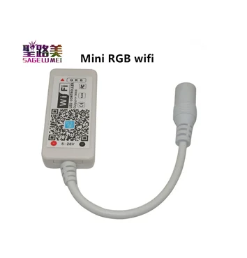 Mini RGB wifi Magic Home RGB/RGBW ИК RF Bluetooth беспроводной Wi-Fi контроллер, светодиодный контроллер DC5V 12V 24V для светодиодный полосы 5050 WS2811 WS2812B пикселей - Цвет: Mini RGB wifi
