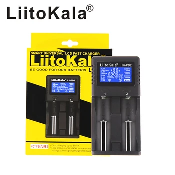 

2020 LiitoKala Lii-PD2 Lii-PD4 LCD Smart 18650 Battery Charger Li-ion 18650 14500 16340 26650 21700 26700 LCD Battery Charger